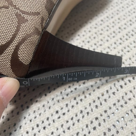 Coach Signature Logo Heels - Picture 8 of 8